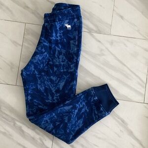 Abercrombie Kids Blue Camo Joggers